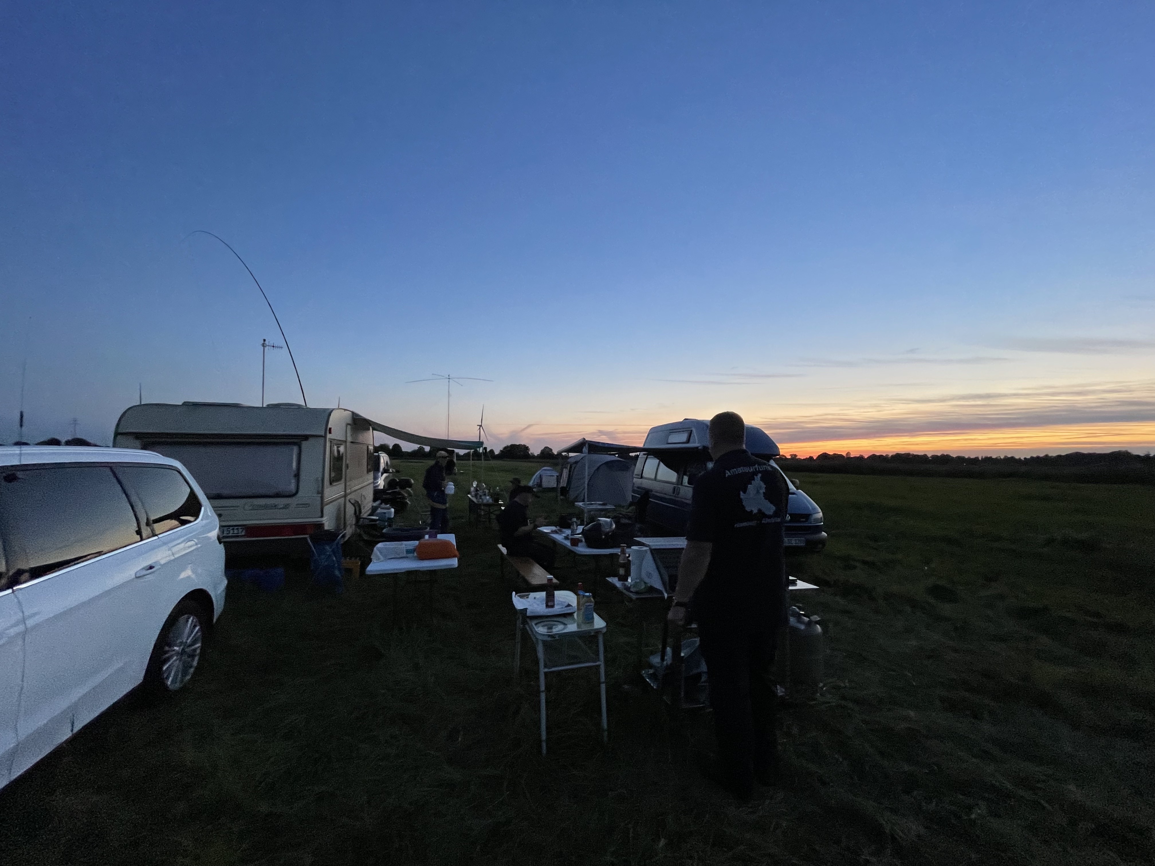 Fielddayplatz Sonnenuntergang